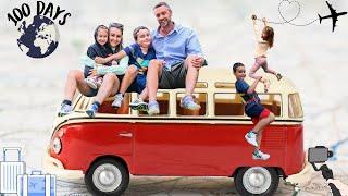 100 Days Around the WORLD with kids | Barth Family | Sofya Barth | World Travel 2022