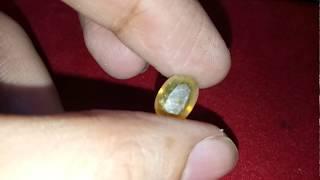 Natural Yellow Sapphire - Pukhraj Stone | 5 Ratti - 4.55 Carat | Lab Tested Certified