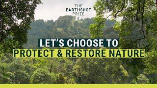 Let’s choose to PROTECT & RESTORE NATURE  #EarthshotPrize