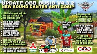 OBB SOUND CANTER ANTI GOSIP | BUSSID MOD OBB V432.