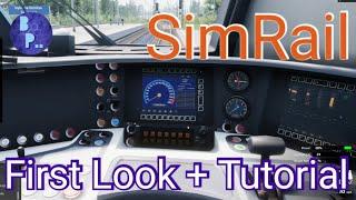 SimRail | First Look | Geforce Now | 1st Tutorial | #simrail #trainsimulatorgames