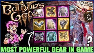 Baldur's Gate 3 - The MOST POWERFUL Items in Game - 10 Best GAME CHANGING Armor Armour Build Guide!