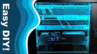 How to install a network rack at home | Easy Tech Hack | Tech Saturday | Network Rack Setup