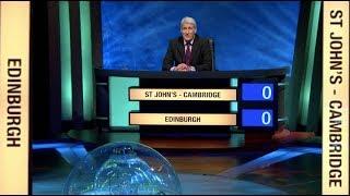 University Challenge: St John's - Cambridge v Edinburgh. 2017/18, S47 E35. 9 Apr 2018. Jeremy Paxman