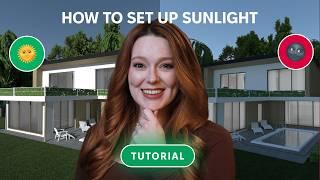 How to Set up Sunlight for Render | Tutorial | Planner 5D