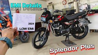 Hero Splendor Plus I3s New Color and Graphics Price Detail | Down Payment  Loan Details EMI