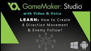 Game Maker Studio: How to Create 8 Direction Movement & Enemy Follow?