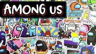 Among Us Stickers - Sticker Bomb Pack - Aliexpress Stickers Unboxing