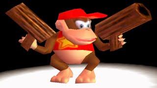 Donkey Kong 64 - 101% Walkthrough Part 2 No Commentary Gameplay Diddy Kong Rescued & Peanut Popguns