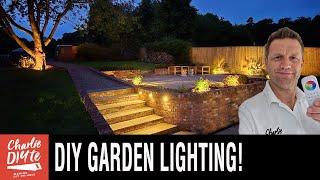 How to DIY Install Garden Lighting