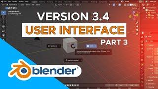 Blender Version [3.4] User Interface Tutorials | Part 3 - CG Cracks