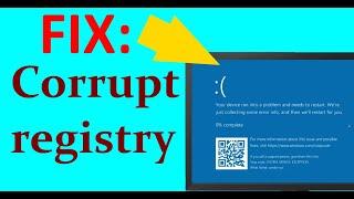 How to FIX Corrupt registry in Windows 10 [2021]