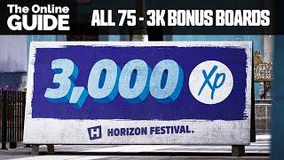 Forza Horizon 5: All 75 3,000 Influence Bonus Board Locations