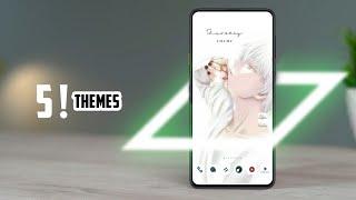 5 Best MIUI Themes of the month | Change Watsapp themes | jabardast miui themes