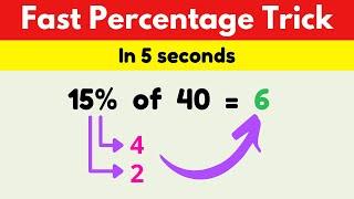 Fast Percentage Trick