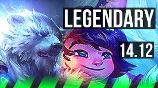 VOLIBEAR vs NUNU & WILLUMP (JGL) | 15/0/8, Legendary, 32k DMG, 1000+ games | EUNE Master | 14.12