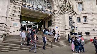 London Waterloo Station -  The Bourne Ultimatum - Central London Train Station Walking Tour 4K