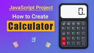 Create a Calculator using HTML CSS JavaScript | calculator coding in javascript | Project 2024