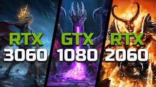 RTX 3060 vs GTX 1080 vs RTX 2060 - Test in 8 Games