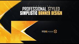 Photoshop Tutorial: Professional Styled Simplistic Banner Design