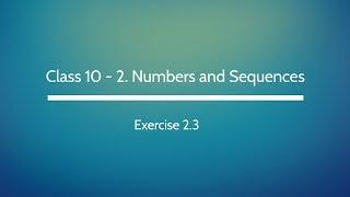 Numbers and Sequnces -Modular Arithmetic 10th Chapter 2(27).