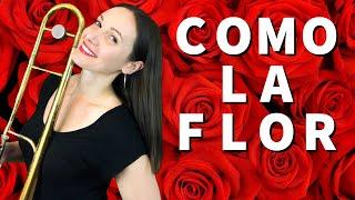 Como La Flor by Selena // Trombone Quartet Multitrack Cover Version