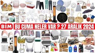 BU CUMA BİM'DE NELER VAR ? | BİM 27 ARALIK 2024 | BİM AKTÜEL İNDİRİMLERİ | BİM KAMPANYALARI