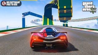 GTA 5 NO COPYRIGHT GAMEPLAY - 148 | Stunt Race | Free To Use Gameplay