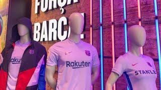 FC Barcelona NEW away 21/22 jersey hands on review. Hologram logo??? 