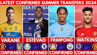  ALL CONFIRMED TRANSFER SUMMER 2024, ⏳️ Estevao to chelsea  ️, Mbappe to Madrid, Rabiot to United