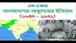 স্বাধীন বাংলাদেশের অভ্যুদয়ের ইতিহাস | ১৯৪৭-১৯৭১ সালের ঘটনাপ্রবাহ | বাংলাদেশের অভ্যুদয়ের ইতিহাস বই