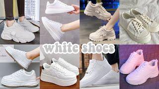 affordable korean white shoes on shopee + links
