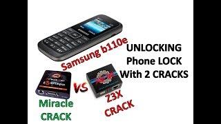 Samsung B110E PHONE LOCK RESET with 2 CRAKS | Z3X Vs MIRACLE