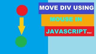 how to move div using mouse cursor in js| move div using mouse | move div #html #css #js #hypercodez