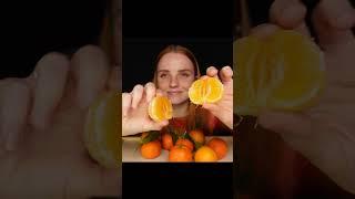 Tangerine Mukbang ASMR #eatingsounds (No Talking) (SUB)