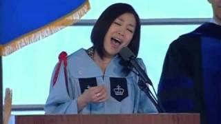 Lena Park sings the U.S. National Anthem, School of General Studies Class Day 2010