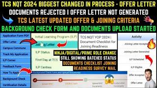 TCS BIGGEST CHANGE IN SELECTION PROCESS | TCS NEW OFFER & JOINING LETTER CRITERIA | BACKGROUND CHECK