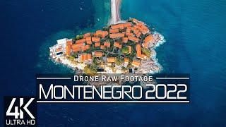 【4K】 Drone RAW Footage  This is MONTENEGRO 2022  Bay of Kotor  Podgorica & More UltraHD Stock