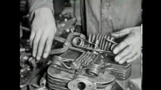 Norton prepare for the Isle of Man TT Races 1948