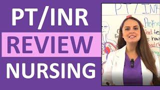 PT/INR Normal Range Nursing Lab Values for NCLEX