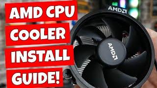 How To Install OR Remove AMD Ryzen AM4 CPU Stock Cooler, Clip On Style & Aftermarket Coolers
