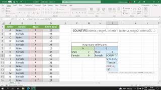 COUNTIFS - Excel in Two Minutes - Easily Explained