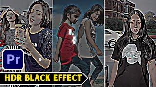 Premiere Pro Tutorial : New Trending HDR Video Editing | HDR Black Effect Video Editing