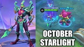 OCTOBER ZHASK STARLIGHT LOOKS LIT