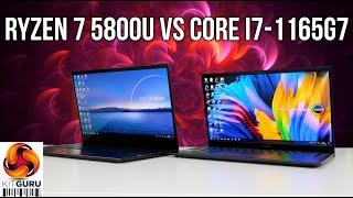 ASUS ZenBook 13 OLED & Flip S - Ryzen 7 5800U vs i7 1165G7