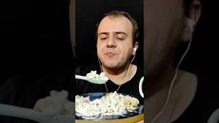 SARIMSAK SOSLU MANTI ASMR #mantı #asmr