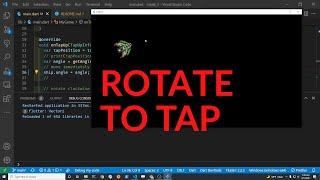 Flutter and Flame Rotate Sprite to Tap Point