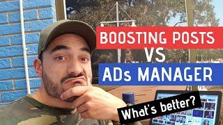 Facebook Boosted Posts VS Ad Manager Ads