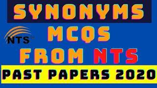 Synonyms Repeated MCQs From NTS Past Papers | Synonyms Words NTS GAT, NAT, GMAT Verbal Ability