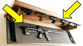 10 Secret Hidden Gun Storage Ideas 2023 [ MUST SEE to BELIEVE ]